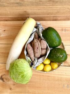 広島の農家さんの規格外野菜をお届け！　大根、さつまいも、キャベツ、レモン、冬瓜（とうがん）